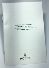 ROLEX Price List UK 2009
