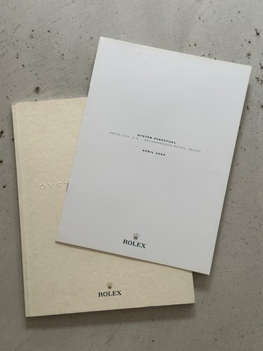 Rolex 2004 catalogue booklet - 2004,