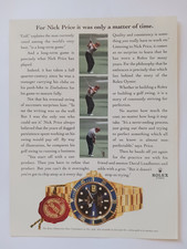Rolex  Submariner - Nick Price