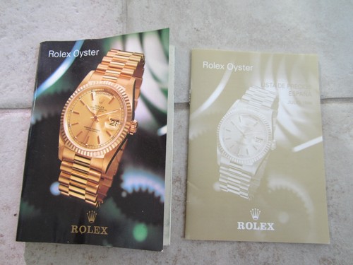 Rolex spanish sales brochure - rolex,
