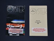 Rolex Oyster Catalogue & Price